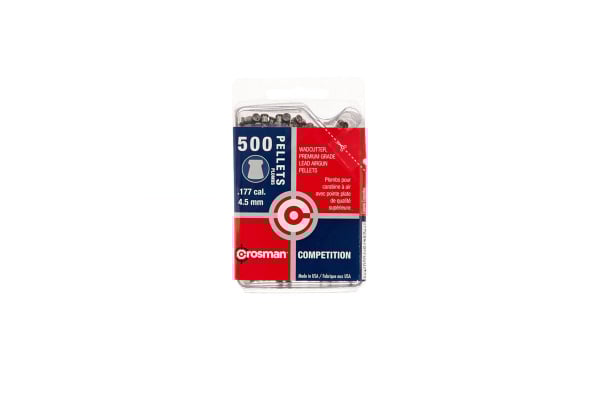 Crosman 500 Count Wadcutter .177 Caliber 7.4 Grain 4.5mm Airgun Pellets