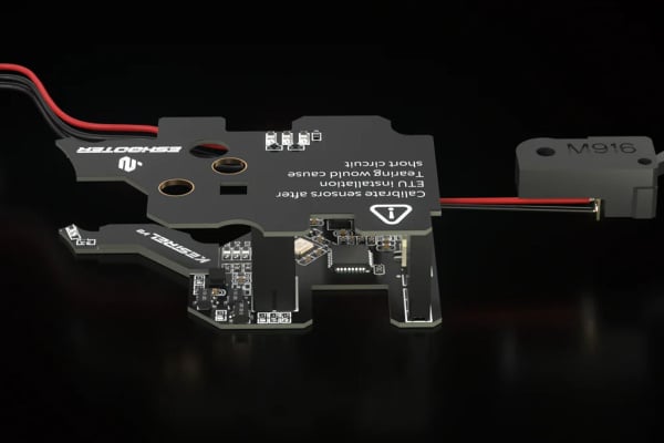 Eshooter Kestrel V2 Electronic Trigger Unit (ETU) for V2 Gearbox (Rear Wired)