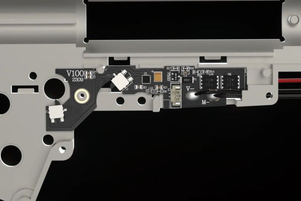 Eshooter Kestrel V3 Basic Programmable Airsoft ETU with AK G36 Selector Support