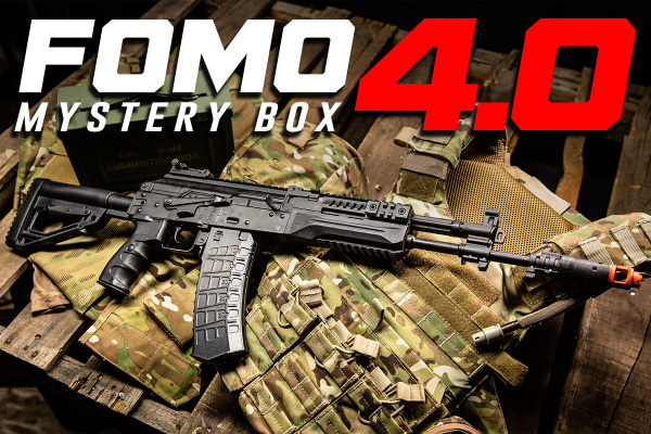 FOMO Mystery Box 4.0 Ft. Airsoft Rifle, Pistols, & More ( 120 Available )