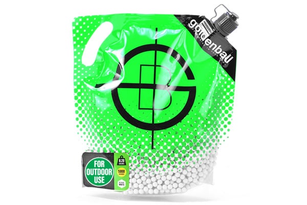 Golden Ball 4350 Round 0.23g ProSlick Seamless Outdoor BBs