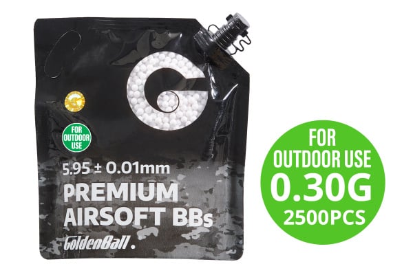 Golden Ball 3333 Round 0.30g ProSlick Seamless Outdoor BBs