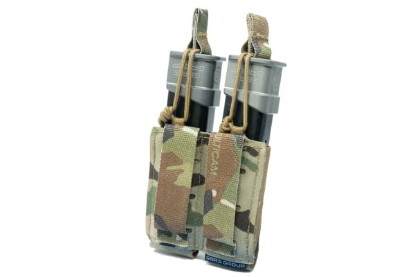 GBRS Group Double Pistol Magazine Pouch w/ Bungee Retention (Multicam)