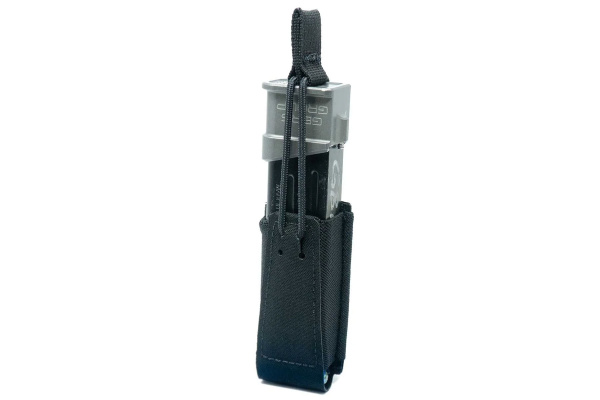 GBRS Group Single Pistol Magazine Pouch w/ Bungee Retention (Black)