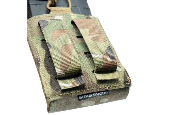 GBRS Group Single Rifle Magazine Pouch w/ Bungee Retention (Multicam)