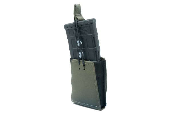 GBRS Group Single Rifle Magazine Pouch w/ Bungee Retention (Ranger Green)