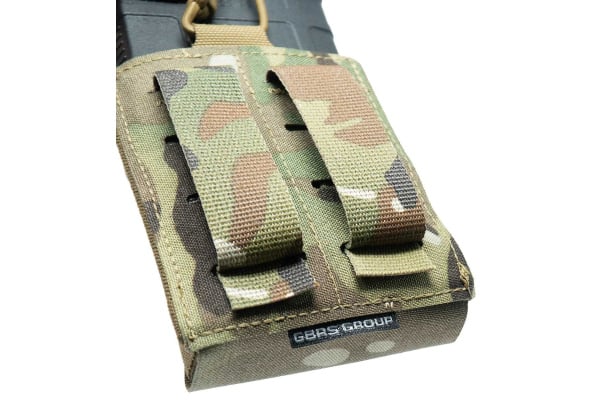 GBRS Group Single Rifle 7.62 Magazine Pouch w/ Bungee Retention (Multicam)