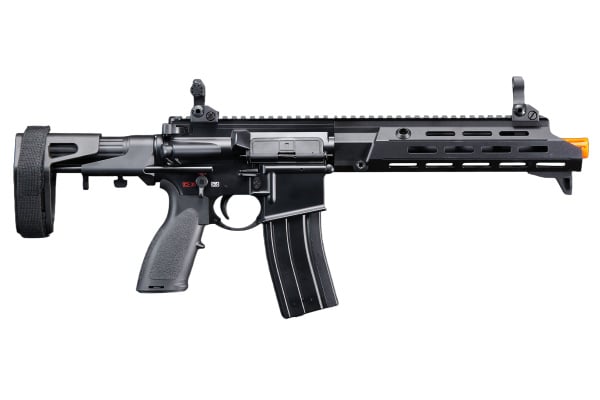 Golden Eagle GBBR M4 Airsoft Rifle w/ 11" M LOK Handguard and Amplifier