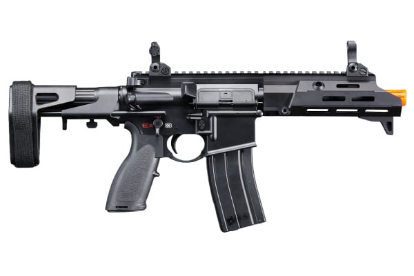 Golden Eagle GBBR M4 Airsoft Rifle w/ 7.5" M LOK Handguard and Amplifier