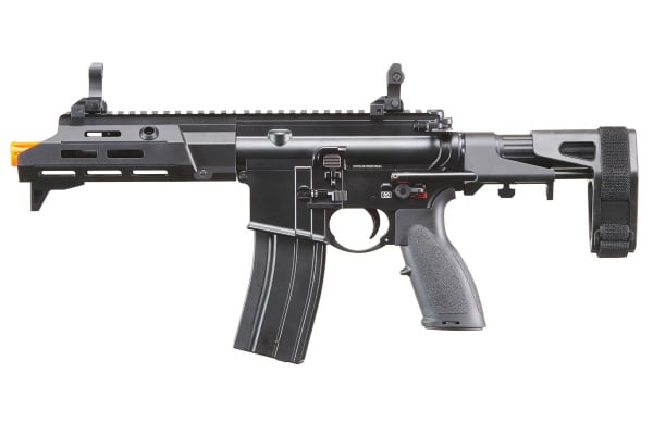 Golden Eagle GBBR M4 Airsoft Rifle w/ 7.5" M LOK Handguard and Mock Suppressor