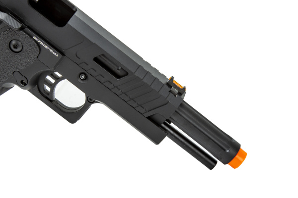 Golden Eagle 3345 OTS .45 Hi-Capa Gas Blowback Pistol w/ Serrated Slide ( Black )