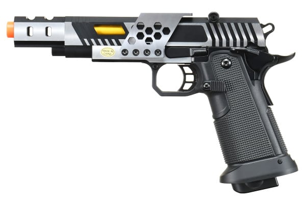 Golden Eagle 3359 Hi-Capa Full Metal GBB Airsoft Pistol (Silver)