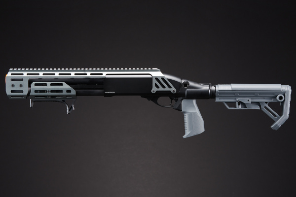 Golden Eagle Alpha Tactical Production A.T.P. Doomsday Gas Pump-Action Shotgun (Gray)