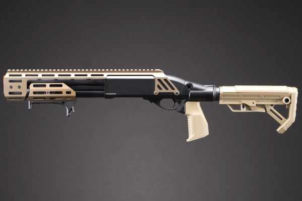 Golden Eagle Alpha Tactical Production A.T.P. Doomsday Gas Pump-Action Shotgun (Tan)
