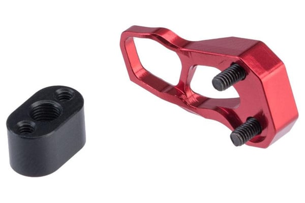 Guns Modify CNC Aluminum Magazine Release Extension For Tokyo Marui MWS M4 M16 GBBR (Red)