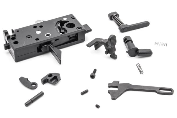 Guns Modify EVO Drop In Full Steel GEI Style Trigger Box Set for Tokyo Marui M4 MWS GBBR Airsoft  Rifles