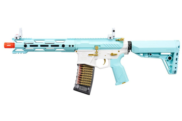 G&G CM16 Stealth 556 M4 AEG Airsoft Rifle (Macaron Blue)