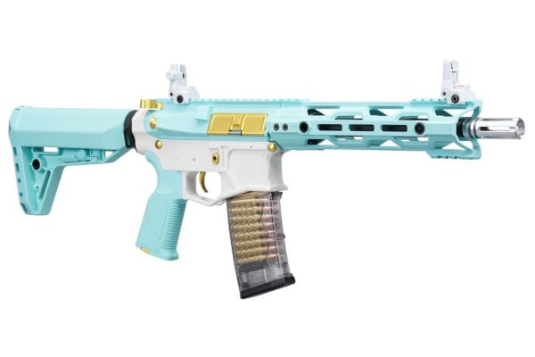 G&G CM16 Stealth 556 M4 AEG Airsoft Rifle (Macaron Blue)