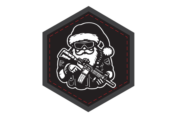 G-Force ArLRG Santa PVC Patch