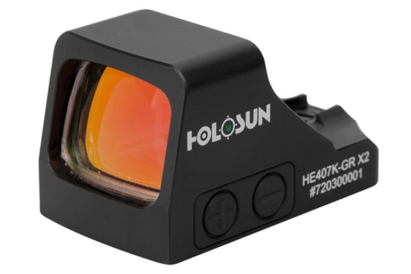 Holosun HE407K-GR X2 Green Open Reflex Optical Sight