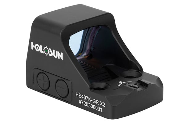 Holosun HE407K-GR X2 Green Open Reflex Optical Sight
