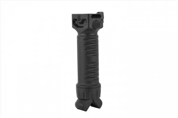 ICS Rapid Deploy Tactical Airsoft Foregrip Bipod System ( Black )