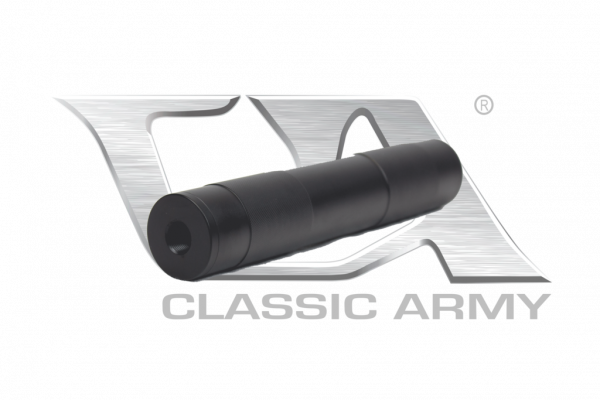 Classic Army 35 x 140 mm 14mm CCW Airsoft Silencer ( Black )