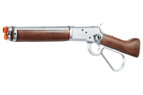 Atlas Custom Works M1873 "Mares Leg" Lever Action Airsoft Green Gas Rifle (Silver)