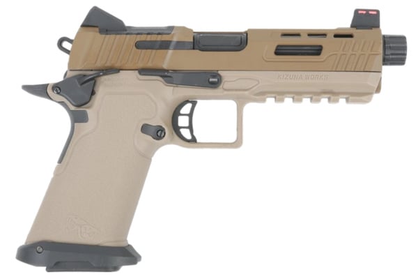 Kizuna Works Basilisk BSK43 GBB Airsoft Pistol (FDE)