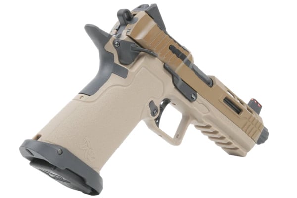 Kizuna Works Basilisk BSK43 GBB Airsoft Pistol (FDE)