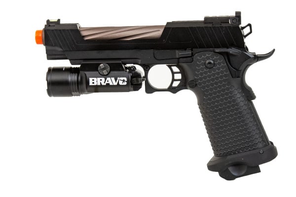 JAG Arms 5.1 GMX 1B Gas Blow Back Airsoft Pistol Flashlight Package ( Black )
