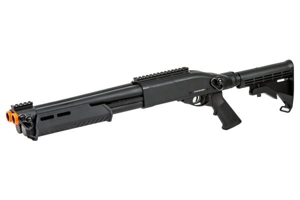 JAG Arms Double Barrel Scattergun Gas Airsoft Shotgun ( Black )