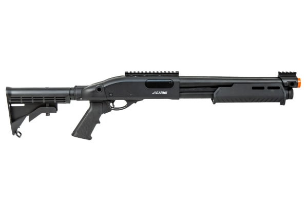 JAG Arms Double Barrel Scattergun Gas Airsoft Shotgun ( Black )