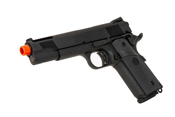 KLI KRV 1911 5" Ported Barrel Gas Airsoft Pistol ( Black ) KLI KRV 1911 5" Ported Barrel Gas Airsoft Pistol ( Black )
