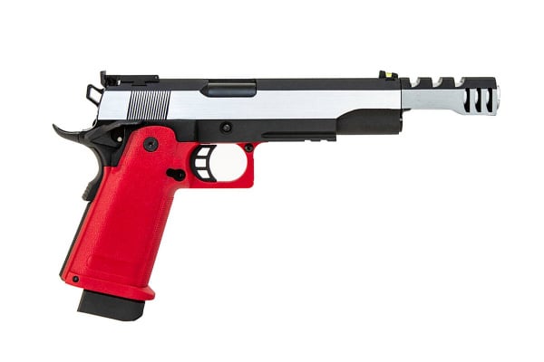 KLI KR 5.1 Hi-Capa Special Edition Gas Airsoft Pistol ( Red )