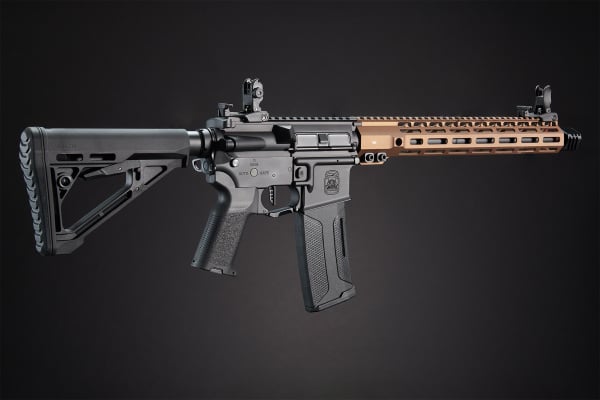 MAYO GANG MGC4 MK2 FULL METAL M4 AEG W/ ETU AIRSOFT RIFLE (BLACK & BRONZE) MAYO GANG MGC4 MK2 FULL METAL M4 AEG W/ ETU AIRSOFT RIFLE (BLACK & BRONZE)