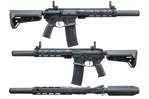 Mayo Gang MGC4 MK3 AEG 10" Airsoft Rifle Gen3 10 Pack Mag & Optic Combo