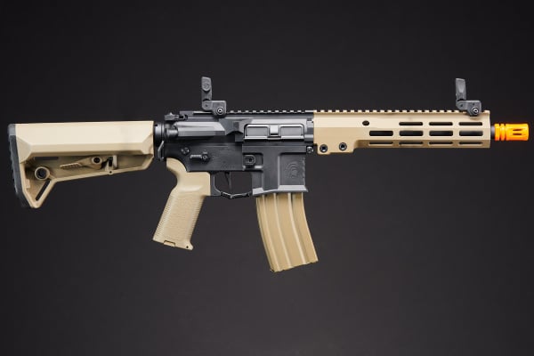 Lancer Tactical Gen 4 Stalker 10" Full Metal M4 AEG Airsoft Rifle (Black & Tan)