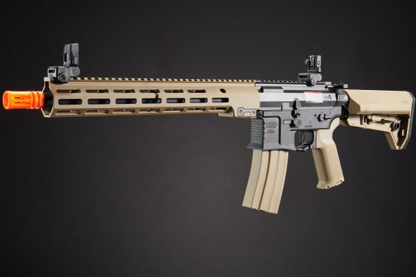 Lancer Tactical Gen 4 Stalker 13" Full Metal M4 AEG Airsoft Rifle (Black & Tan)