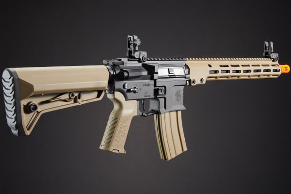 Lancer Tactical Gen 4 Stalker 13" Full Metal M4 AEG Airsoft Rifle (Black & Tan)