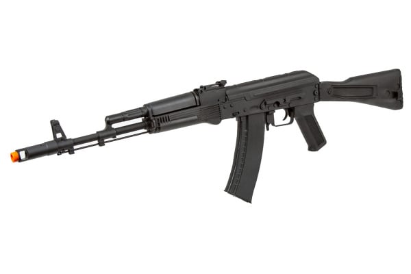 Premium Package #7 ft. Lancer Tactical AK-74M w/ Folding Stock AEG Airsoft Rifle ( Stamp Steel )
