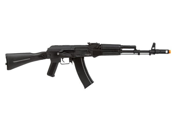 Premium Package #7 ft. Lancer Tactical AK-74M w/ Folding Stock AEG Airsoft Rifle ( Stamp Steel )