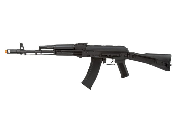 Premium Package #7 ft. Lancer Tactical AK-74M w/ Folding Stock AEG Airsoft Rifle ( Stamp Steel )