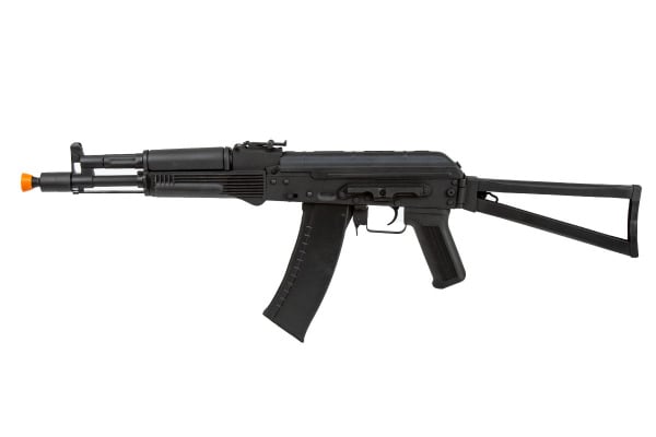 Lancer Tactical AKS-105 w/ Skeleton Stock AEG Airsoft Rifle ( Stamp Steel )