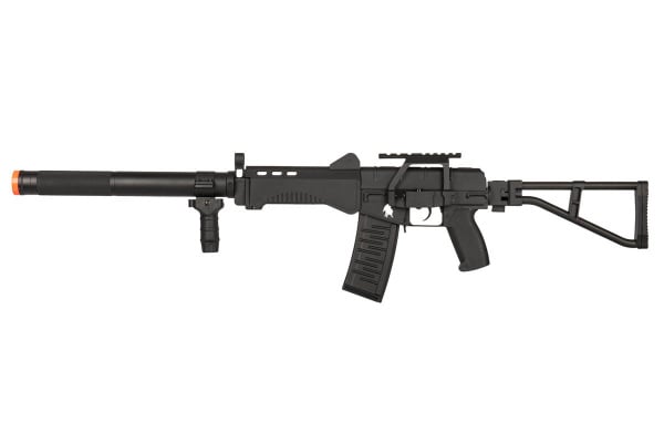 Lancer Tactical Metal SR-3 Vikhr AEG Airsoft Rifle w/ Folding Stock ( Black )