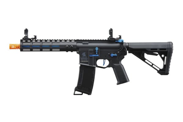 Lancer Tactical Gen 3 Archon 9" M-LOK M4 Airsoft Rifle w/ Delta Stock (Black & Blue)