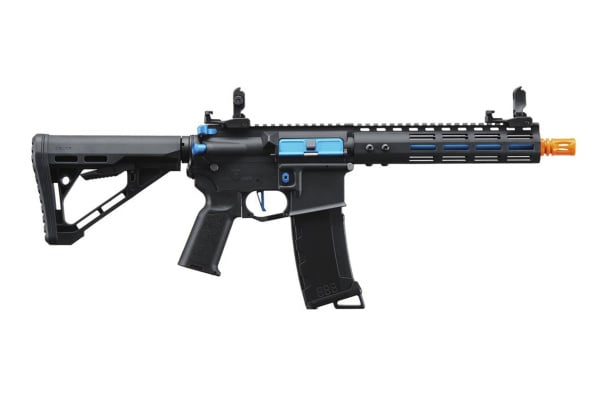 Lancer Tactical Gen 3 Archon 9" M-LOK M4 Airsoft Rifle w/ Delta Stock (Black & Blue)