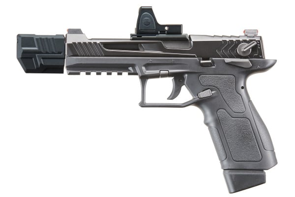 Lancer Tactical LTX Competition GBB Airsoft Pistol Field Ready Combo V2 (Black)