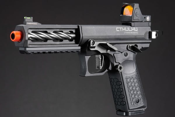 Tandemkross Cthulu GBB Airsoft Pistol w/ Red Dot Sight (Black)