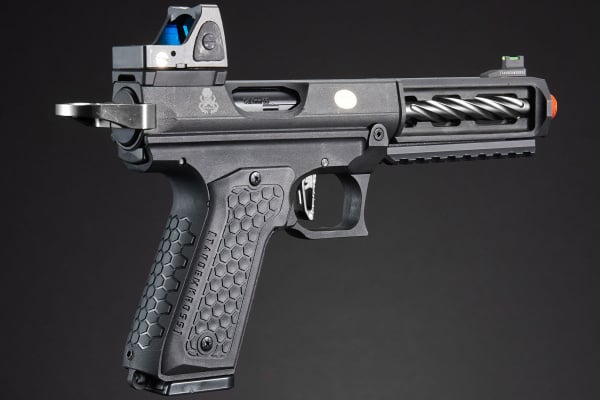 Tandemkross Cthulu GBB Airsoft Pistol w/ Red Dot Sight (Black)